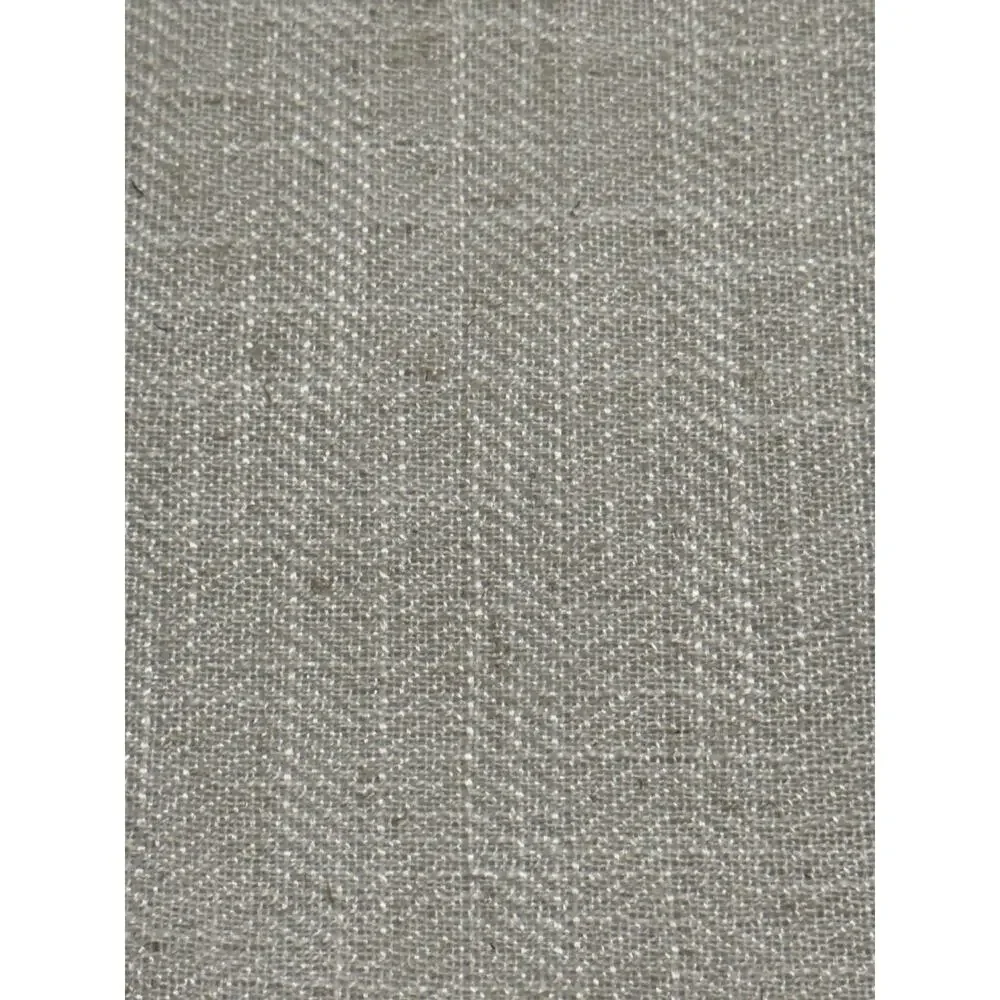 Ralph Lauren Curtains 2 Panels Blackout 52 x 84 Linen Blend Herringbone Natural
